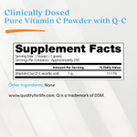 Doctor's Best, чистый порошок витамина C с Q®-C, 250 г (8,8 унции)