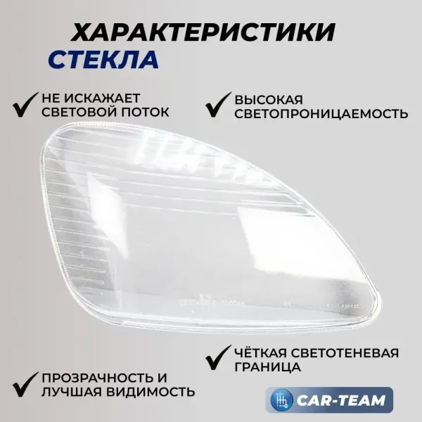 Стекло фары (стекло) Газель Бизнес, правое (33020-3711070-20)