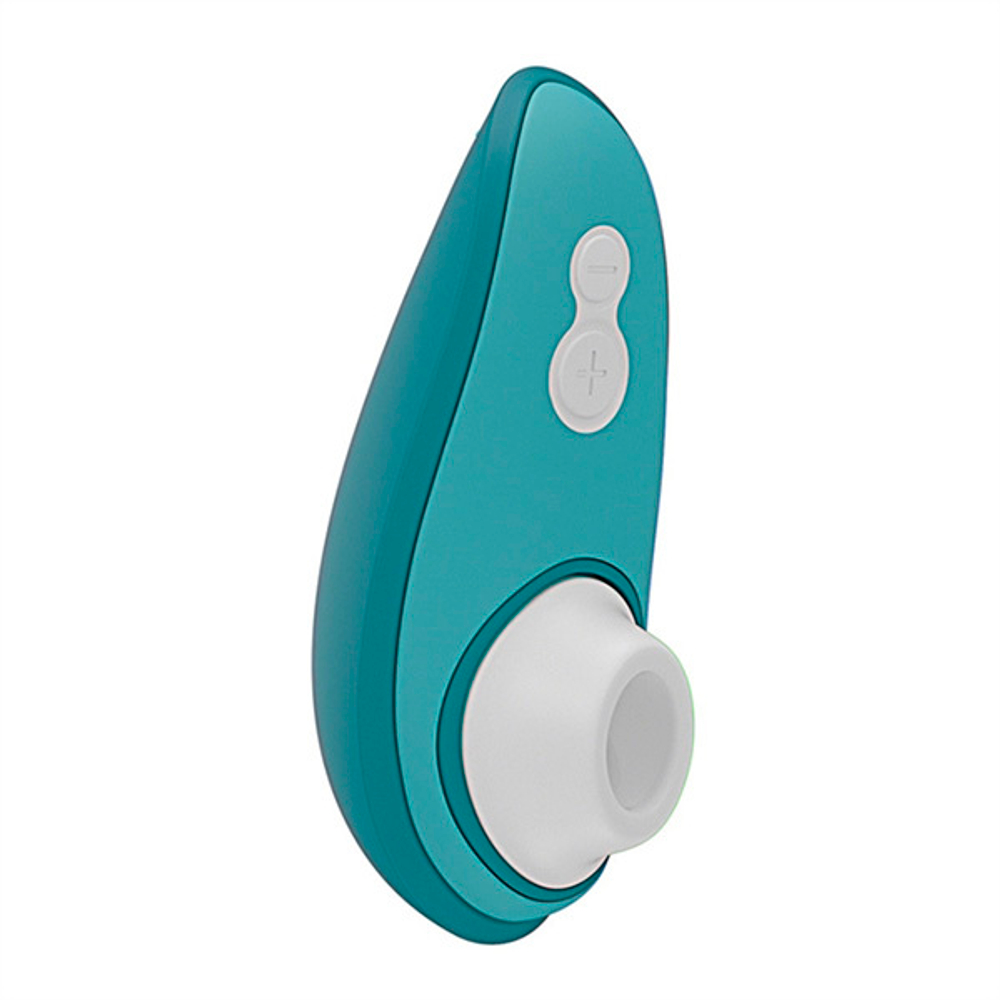 Темно-бирюзовый бесконтактный клиторальный стимулятор Womanizer Liberty 2 Dark Green WZ112SG3