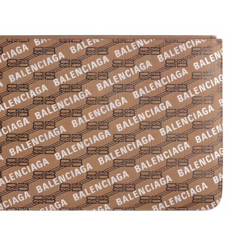 Balenciaga Cotton Clutch Medium Women"s Brown