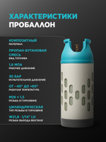 Композитный газовый баллон ПроБаллон 38 л с колесиками