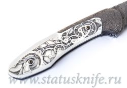 Нож Чебуркова "Русский Scrimshaw" FULL CUSTOMфотография - 5