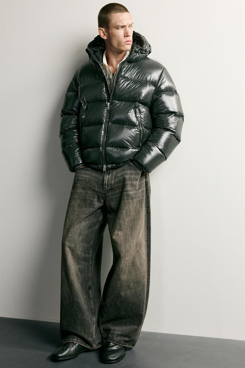 ПУХОВИК 80/20 WATER REPELLENT — ZARA