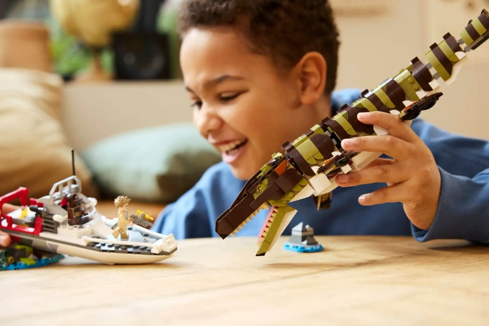 Конструктор LEGO Jurassic World 76974 Миссия на лодке с мозазавром