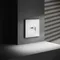Накладка для розетки компьютерной RJ45 и розетки телефонной RJ11 Voltum S70 Белый матовый VLS001302