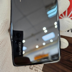 Крышка для Huawei P20 Pro (заднее стекло) "Премиум качество" цвет: чёрный
