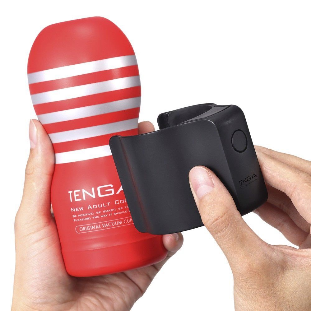 Набор Tenga Cup Vibrator 1st Set: вибратор Cup Vibrator, мастурбатор Original Vacuum Cup, мастурбатор Premium Original Vacuum Cup (Цвет: черный)