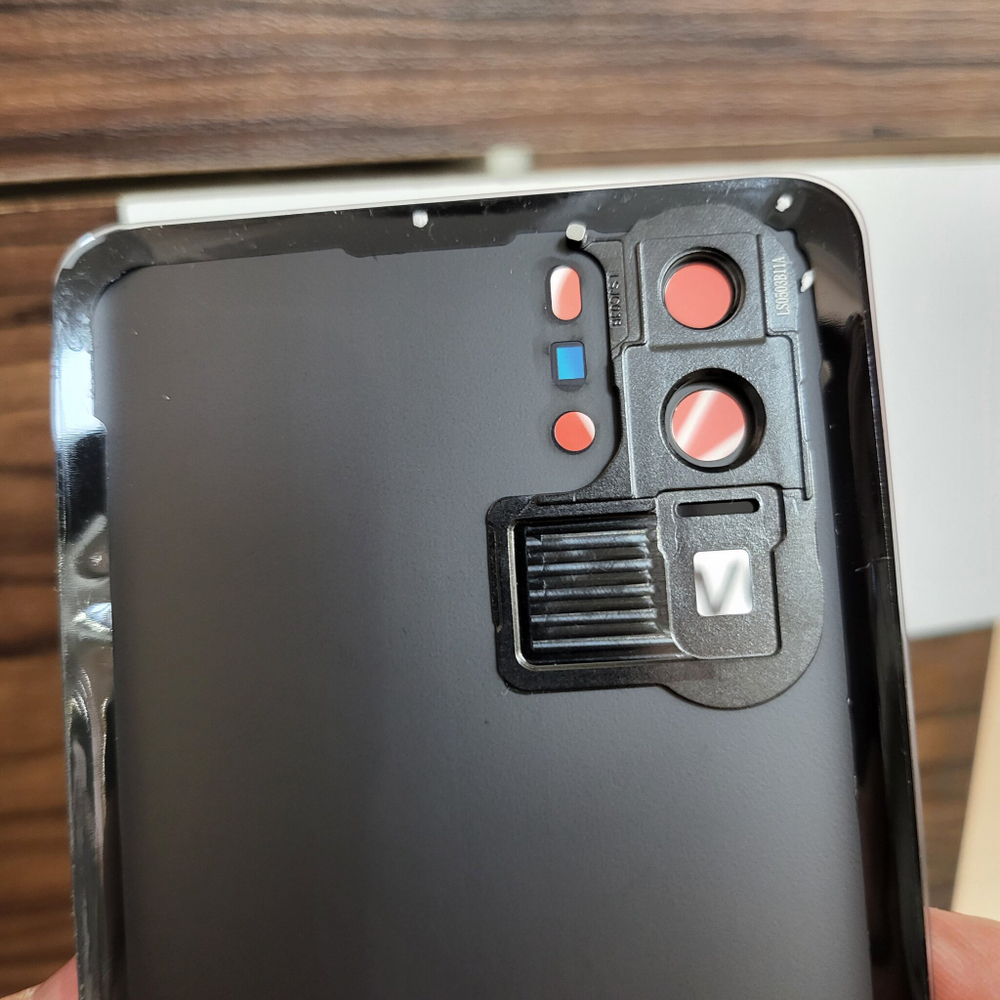 Крышка для Huawei P30 Pro - задняя стеклянная панель "Хорошее качество" (сине-голубого цвета)