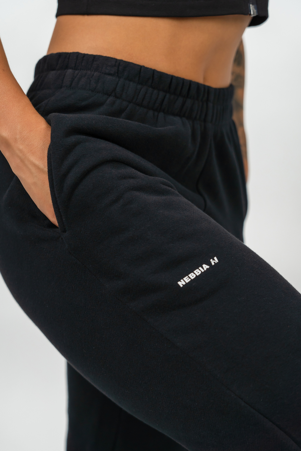 Спортивные брюки OVERSIZED JOGGERS WITH POCKETS GYM TIME 281 Черный