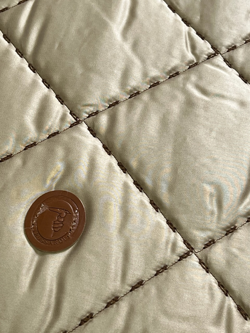 Покрывало 260х270 Trussardi Seam Line бежевое