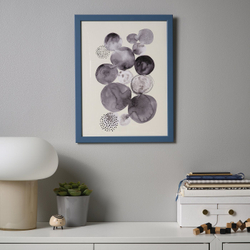 IKEA FISKBO  (ИКЕА ФИСКБО)  -  Рамка - темно-серо-синяя 30x40 см