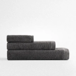 Полотенце из органического хлопка Pure Cotton 50х90 темно-серый
