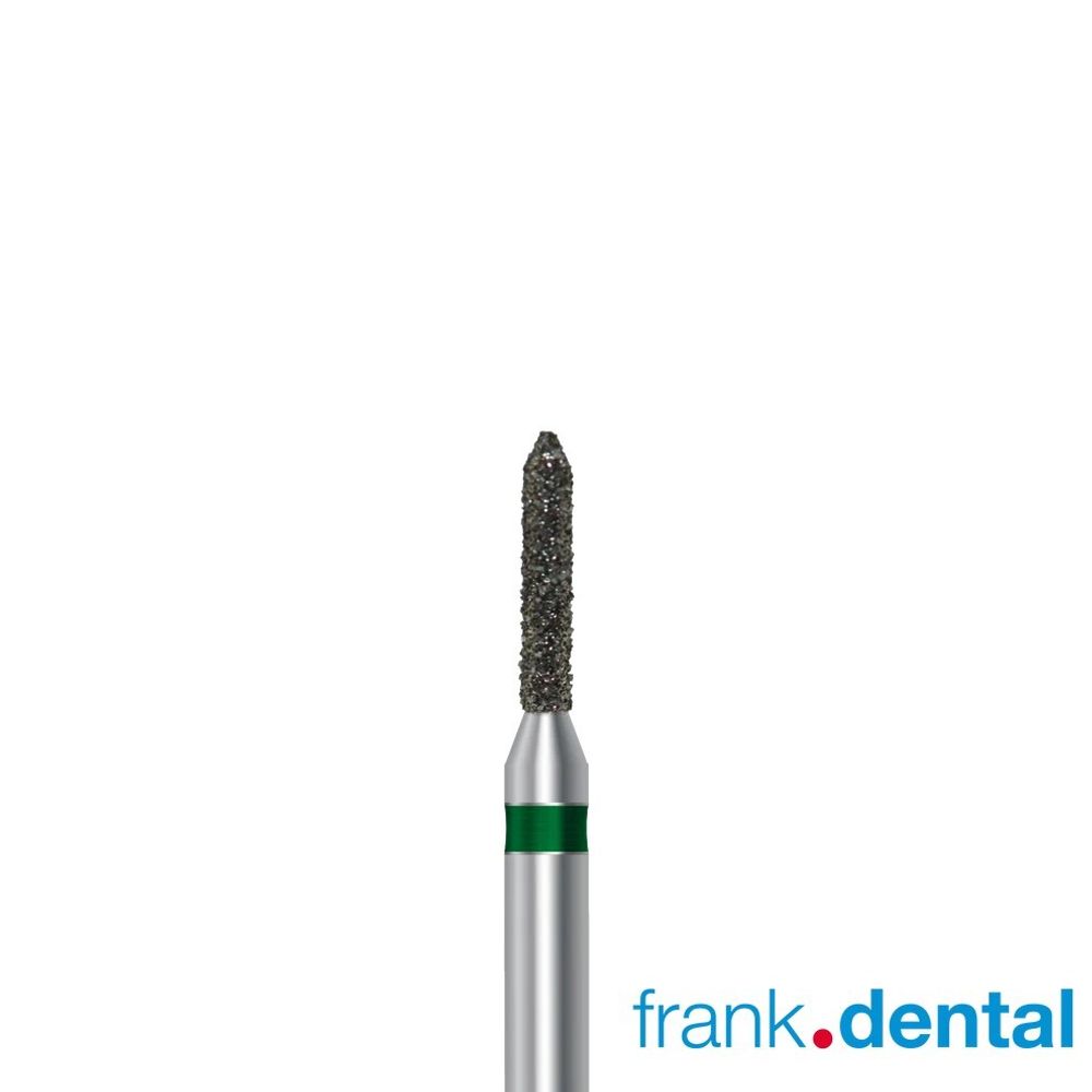 Бор алмазный зеленый  Frank Dental типа FG - D.884.010.G.FG