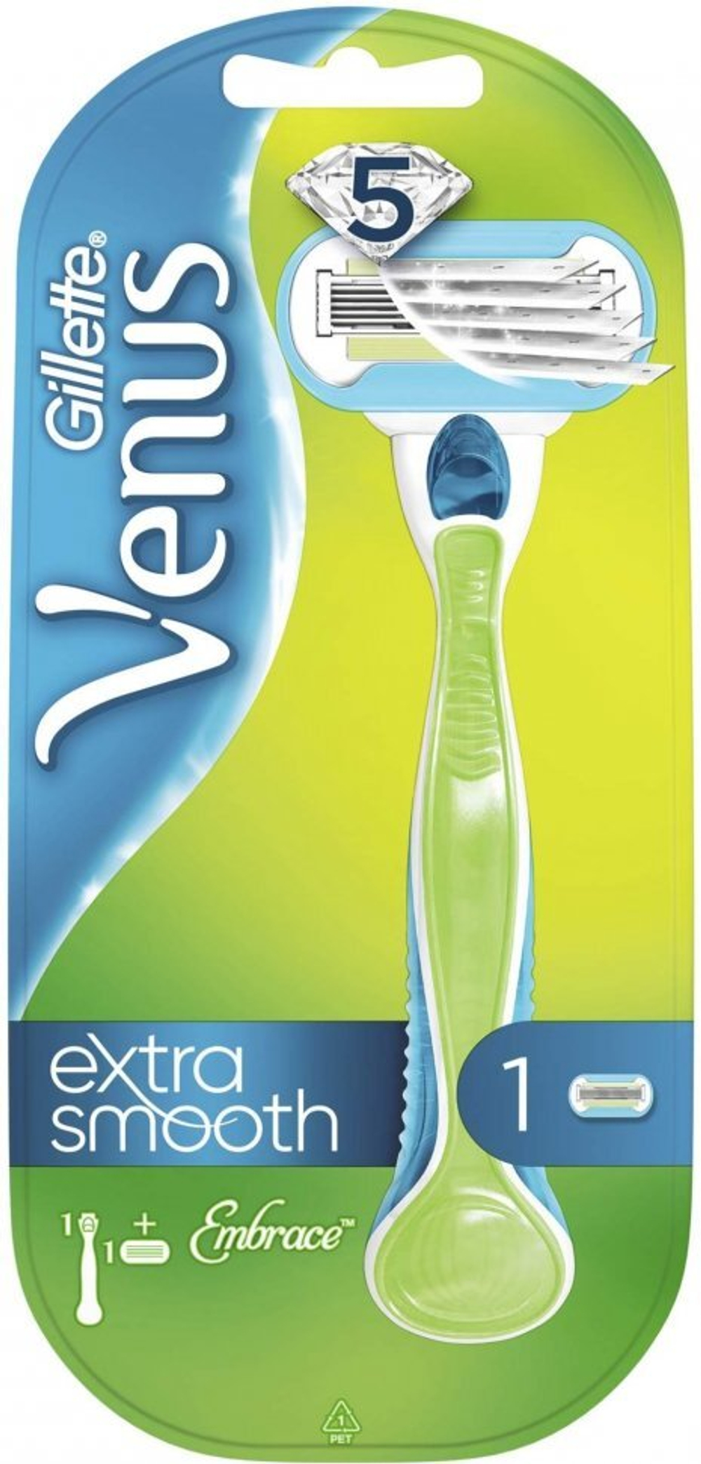 Станок женский Gillette Venus Embrace 1 кассета