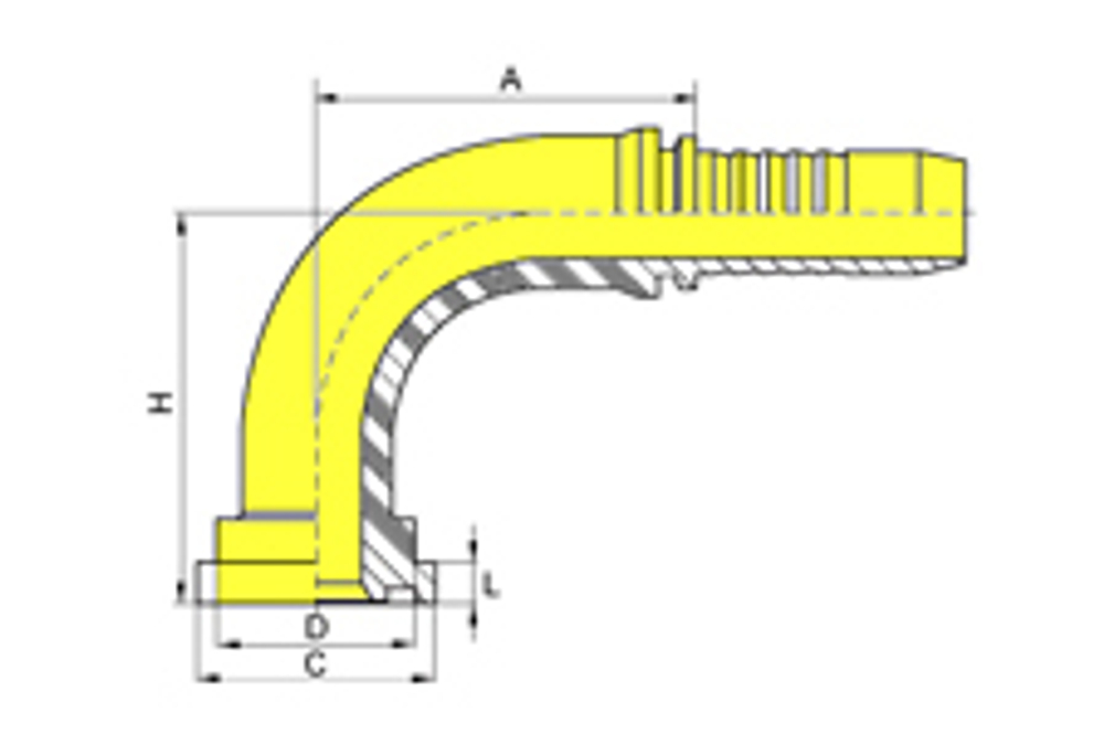 Фитинг DN 38 SFS 1.1/2 63.5 (90)
