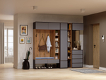 Прихожая "Прага" тумба с вешалкой 0,6 м.