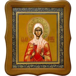 Домника (Домнина) Аназаровская (Киликийская) мученица. Икона на холсте.