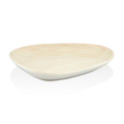 Тарелка 26*22,5 см h2,7 см овальная Velho Island Ivory By Bone Innovation [6]