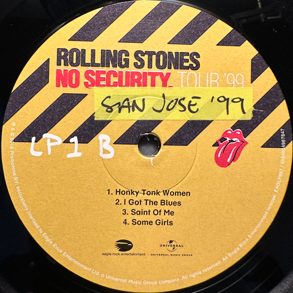 The Rolling Stones - No Security. San Jose '99 3LP (Европа 2018г.)