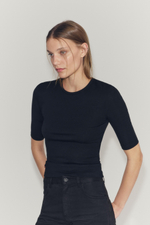 ФУТБОЛКА С РУКАВАМИ ДО ЛОКТЯ — ZARA