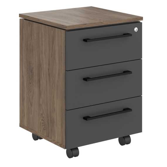 Тумба мобильная MMC-3D.A 465х450х652 MORRIS TREND