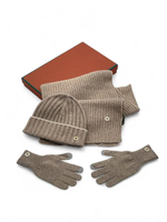 Комплект Loro Piana (шапка + перчатки + шарф)