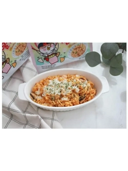 Лапша Hot Chicken острая курица и крем карбонара