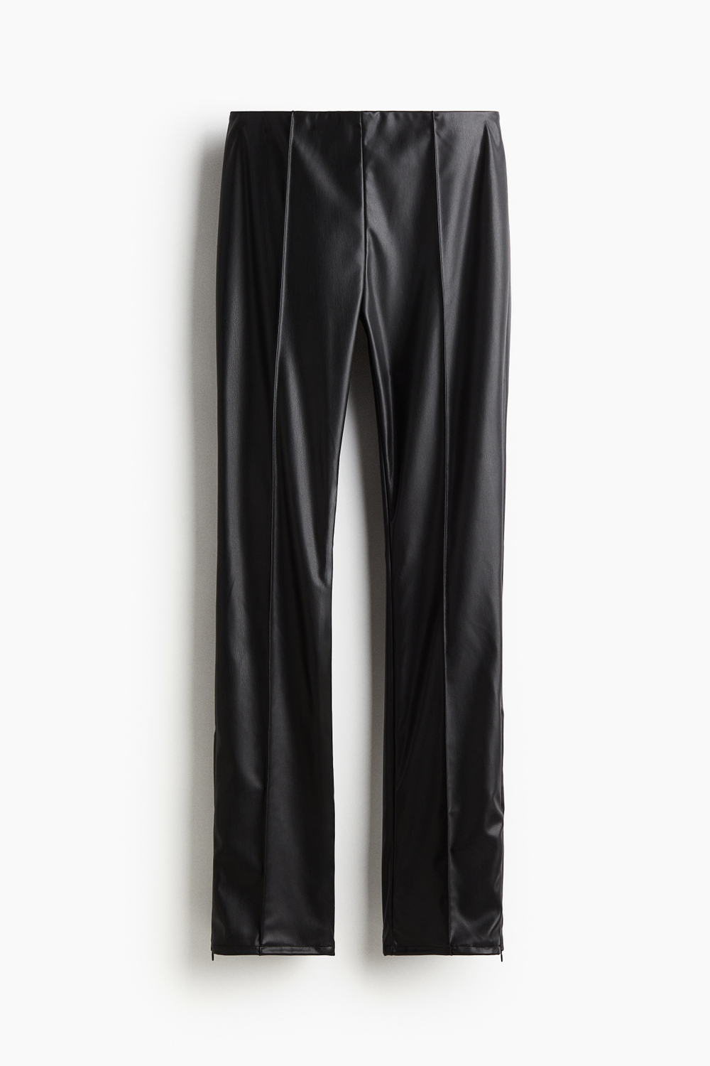 Леггинсы из ткани с покрытием и молниями - H&M