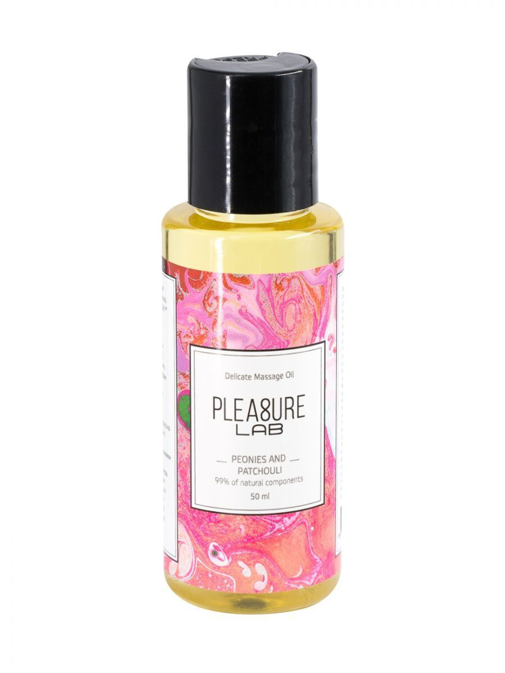 Массажное масло Pleasure Lab Delicate с ароматом пиона и пачули - 50 мл