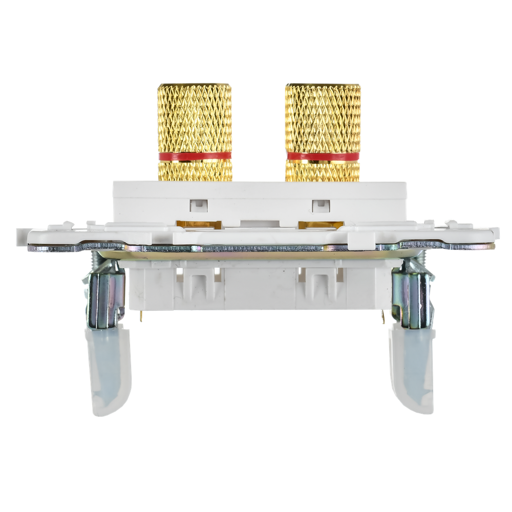 SKANDY Аудиорозетка 4-местная SK-A01W арктический белый IEK