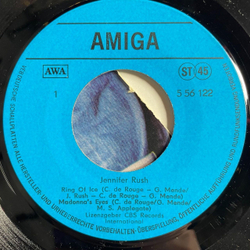 Винтажная виниловая пластинка LP Jennifer Rush (ГДР 1985) 7 дюймов, 45 RPM, Single