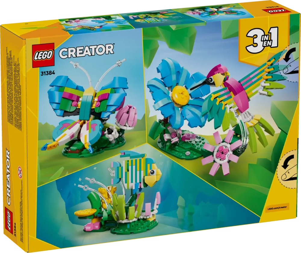 Конструктор LEGO Creator 3in1 31384 Wild Animals: Colorful Hummingbird