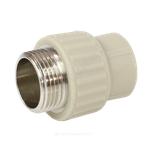 Муфта PP-R комбинированная серая Дн 25х1" НР VALFEX 10130225Г