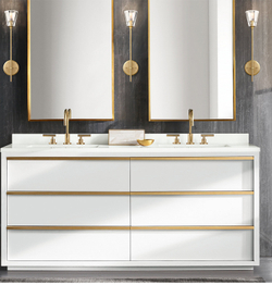 Настенный светильник Torche De Verre 1 light gold