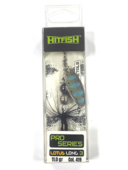Вращающаяся блесна Hitfish Pro Series Lotus Long №2 (8гр)