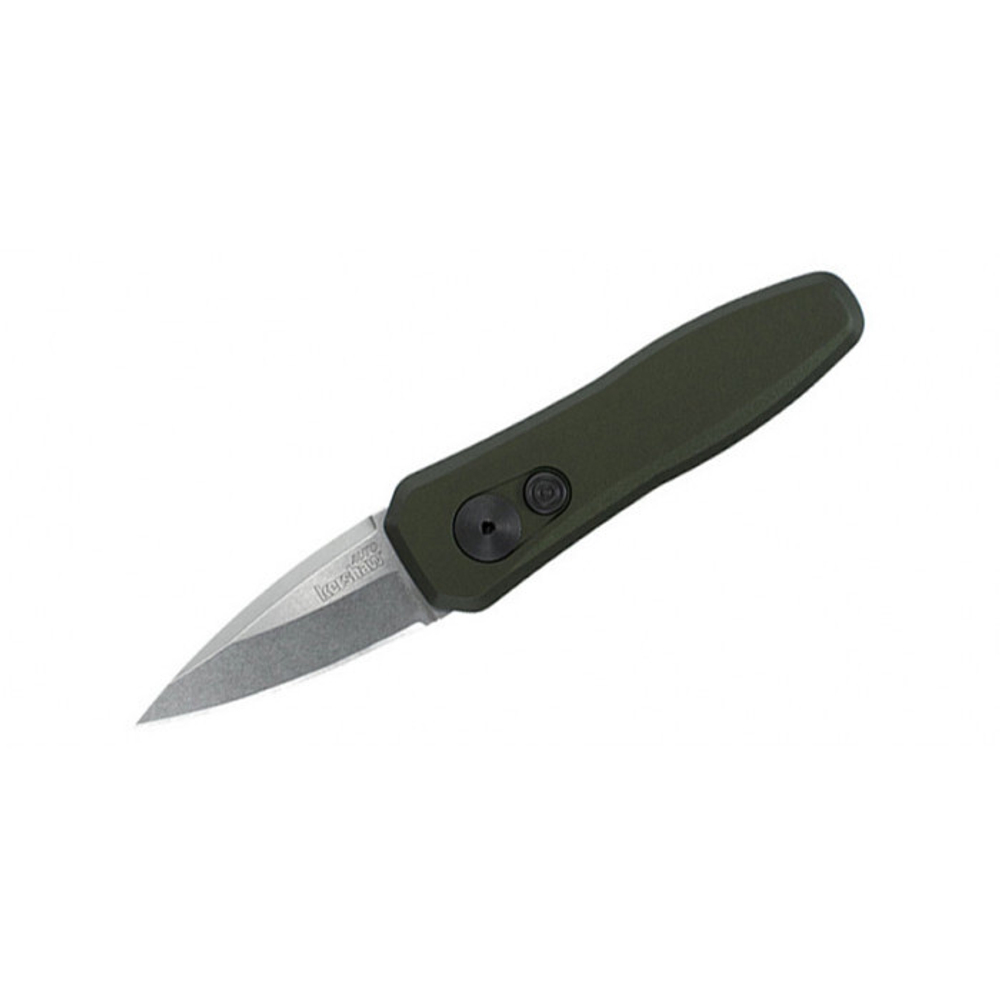 Автоматический нож Kershaw 7500OLSW Launch 4, маленький, зелёная рукоять