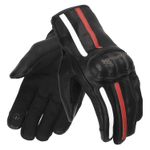 Перчатки мужские кожаные Royal Enfield GRITTY GLOVES BLACK & WHITE