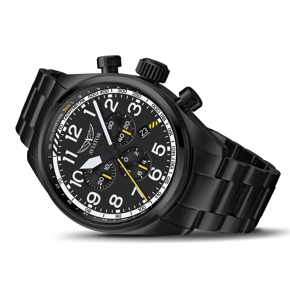 Чаcы кварцевые AVIATOR AIRACOBRA P45 CHRONO V.2.25.5.169.5 мужские