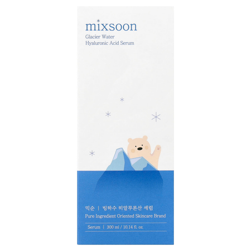 Mixsoon, Сыворотка с гиалуроновой кислотой Glacier Water, 300 мл (10,14 жидк. унц.)