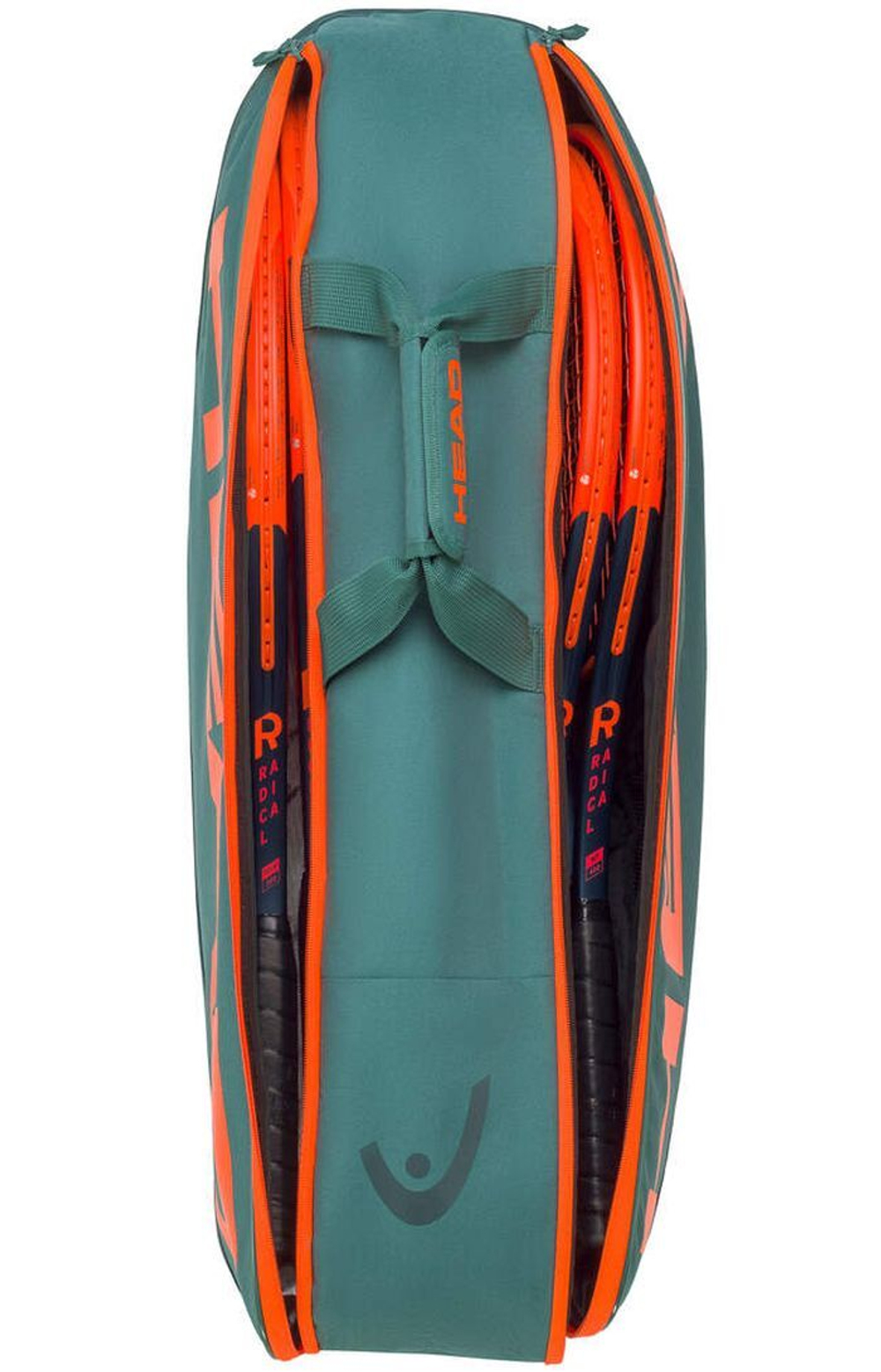 Сумка теннисная Head Pro Racquet Bag M - dark cyan/fluo orange