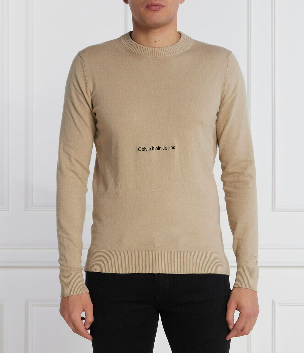 Свитер CALVIN KLEIN JEANS - бежевый(J30J324328)