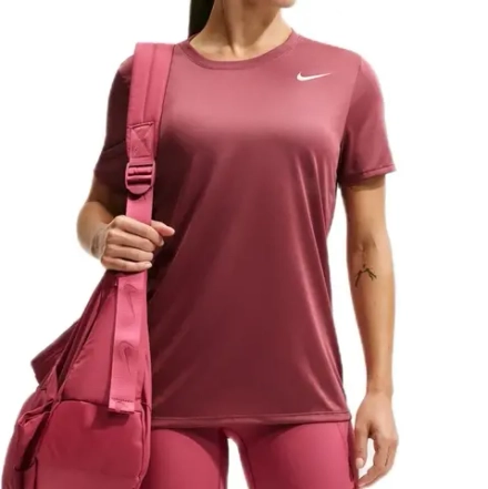 Женская теннисная футболка Nike Dri-FIT - pink smoke/white