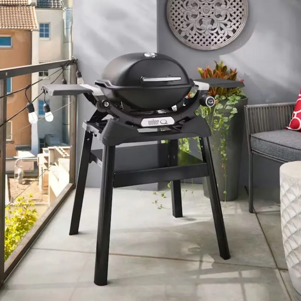 Газовый гриль Weber Q1200 с подставкой