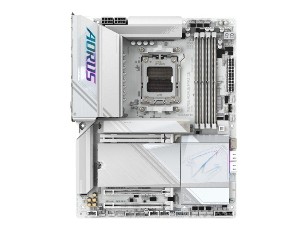 Материнская плата Gigabyte X870e Aorus Pro Ice, Socket AM5, AMD X870E, ATX, RTL