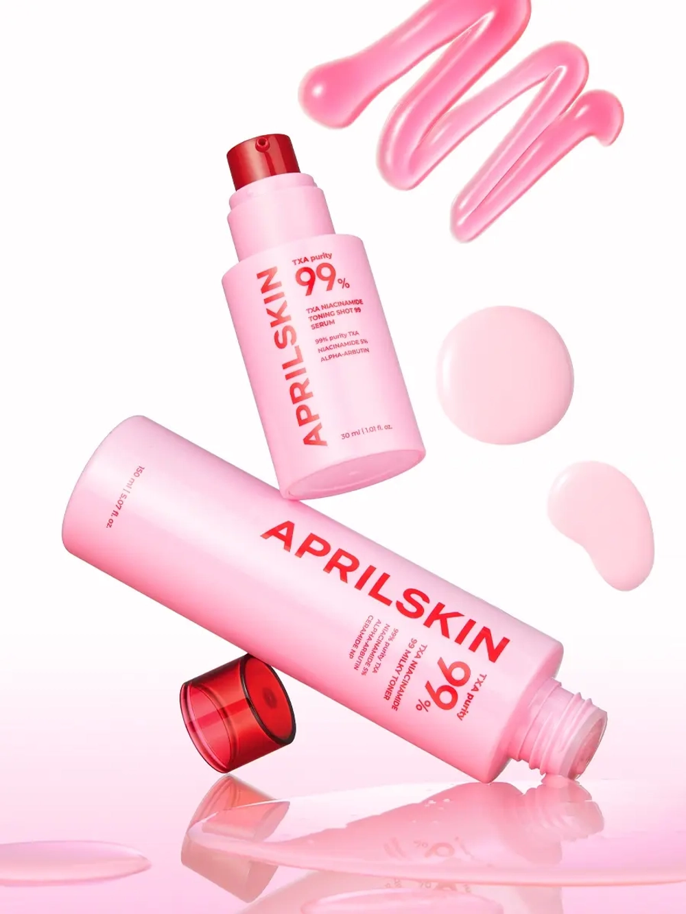 APRILSKIN Осветляющая сыворотка со спикулами, транексамовой кислотой и ниацинамидом TXA Niacinamide Toning Shot 99 Serum 30 мл