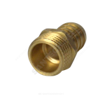Переходник штуцерный латунь неразъемный для шланга Дн 16х1/2" НР SantechSystems
