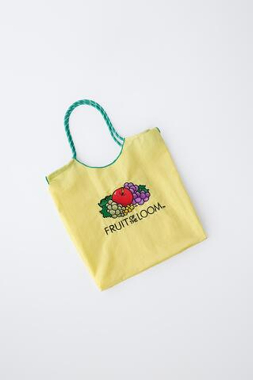 ZARA - FRUIT OF THE LOOM™ СУМКА-ТОУТ С ПРИНТОМ, ЖЕЛТЫЙ