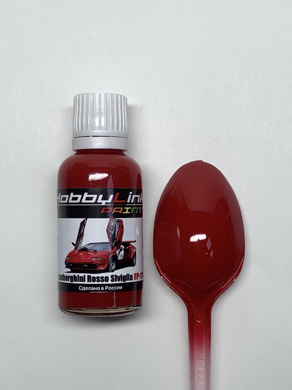 Краска лаковая HobbyLink Lamborghini Rosso Siviglia HP-1114