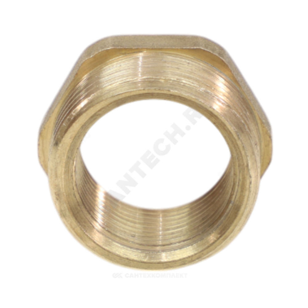 Футорка латунь Ду 32х15 (1 1/4"х1/2") НР/ВР VALFEX VF.581.L.114.012