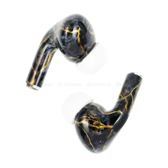 Apple AirPods Pro 2 USB-C Black Marble Total Gloss